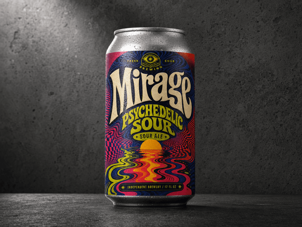 Beer product label photography