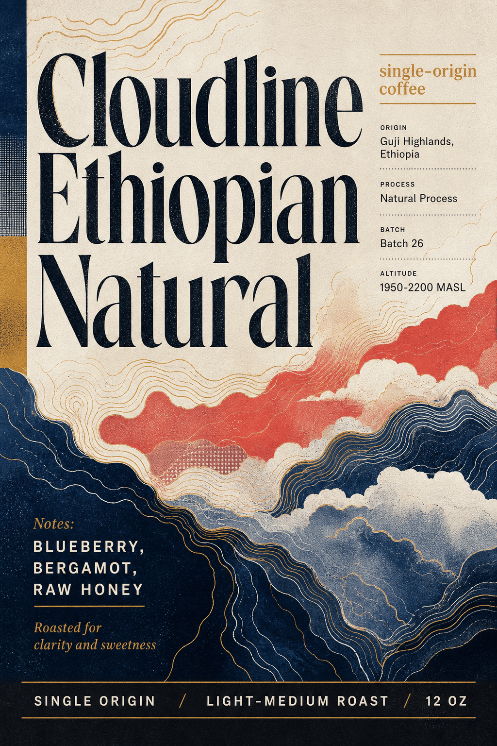 Cloudline Ethiopian Natural front label direction