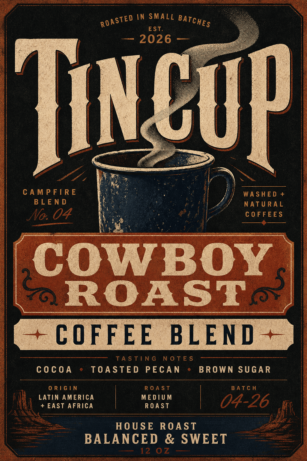 Tin Cup Cowboy Roast
