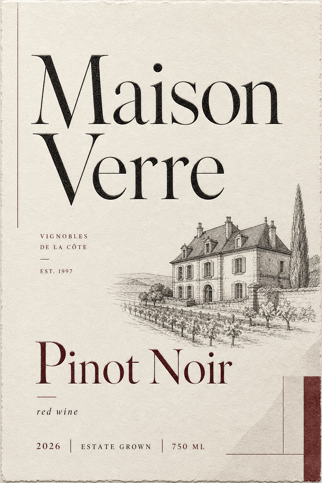Maison Verre Pinot Noir